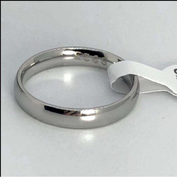 Sterling Silver Wedding Bands - Picture 2 of 7